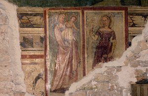 St. Maria in Piano kerk, Loreto Aprutino, Abruzzo, Italië door Unknown